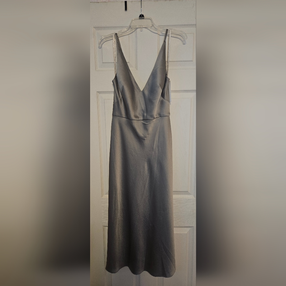 Jenny yoo sage green midi dress size 8